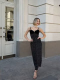 Fongt Spring Summer New Hot Selling Color Close Waist Wave Point Printing Dress LX0138