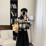 Fongt Style Hairy Short Coat 2025 New Women's Autumn And Winter Cotton Thicken French High-End Feel
