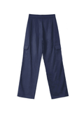 Fold Over Waist Y2K Straight Leg Pants-Outfit