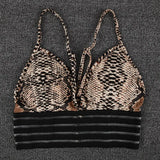 Sexy Gym Tracksuit Women Leopard Printed Skinny Fitness Two Piece Set Outfits Running Training Workout
