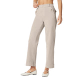 Elastic Loose Wide Leg Straight Leg Jeans Nine Minutes Pants-Outfit