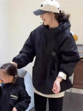 Short Double Zipper Hat Clip Cotton Jacket Female Autumn Winter New Small Loose Show Thin Versatile Casual Jacket-Outfit