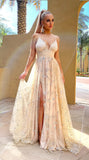 Fongt Spring And Summer New Wish Sexy Deep V Sling Dress Open-Fork Burning Film