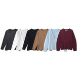 Fongt Women's INS Burst Women's Simple Loose Knitted Coat Mini-Skirt Set