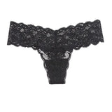 Fongt Lace Large-Size Sexy Perspective Without Trace Temptation Transparent Low-Rise Hot T-Trousers Women 3034