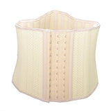 Fongt Steel Bones Summer Breathable Mesh Latex Bodywear Waist Trainer Postpartum Waist-To-Belt