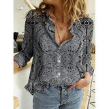 Casual Long Sleeve Chiffon
