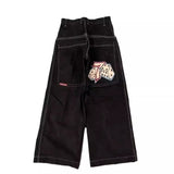 Wide-Leg Jeans Men Y2K Hip-Hop Harajuku High-Quality Street Rest 1028-1-Outfit