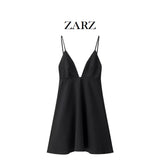 Fongt Homemade New Women's Classic Seam-Shy And Fashionable Short-Sling Dress