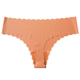 Fongt Lady One-Thick Thread Wave Side Cotton Crotch Low-Waist Bikini Trousers