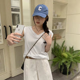 New Side Pleated Leisure Vest For Women In Spring And