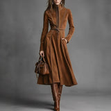 Fongt 2025 Fashion Leopard-Print Warm Plush Long Coat