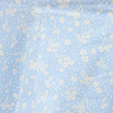 Floral Print Dress Sweet Square Neck Puff Sleeve Side Spilt Drawstring Maxi Dresses for Women Party Chic Casual
