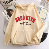Fongt New Zipper Hoodie Los Angeles California Coat Top