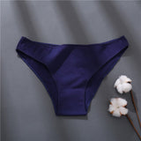 Women Cotton Panties Comfortable Underwear Solid Color Briefs Plus Size Female Underpant Panty Lingerie