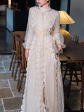 Fongt Temperament Elegant Dress Suit Women 2025 Spring And Summer New Round-Neck Dress + Jacket Suit Women Two