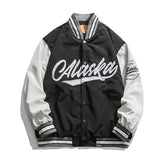 Retro Bomber Jacket Letter Embroidery 2021 Autumn Men Women Street Loose Wild Baseball Uniform Jacket Couple Y2k