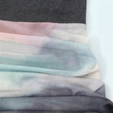 Fongt 2025 Spring New Dizzy Mesh Knitting Splicing Shoulder Lady T-Shirt Folded Top