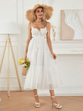Ruched Tie-Up Strappy Maxi Dress-Outfit