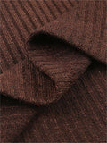 knitted top with lace pattern and