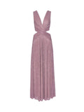 Fongt Women's Dress Evening Dress Sleeveless Fork Hot To Close The Waist Exposed 8190