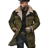 Fongt Autumn And Winter Men's Coat Velvet Jacket More Pocket Coat More Color?