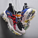 Sneakers Outdoor Breathable Running Shoes High Quality Walking Cushioning Chunky Shoes Comfortable No-slip Jogging