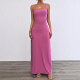 Fongt Spring And Summer New Fashion Leisure Tie To Repair The Fork With High-End Dress Woman