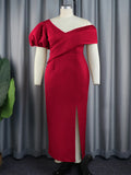 Fongt Summer Comfort Personality Lantern Sleeve Dress Party V-Neck Dress Dress Dress