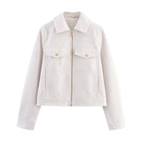 Fongt Women's 2025 New Soft Zippered Jacket Jacket