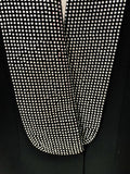 QUALITY 2023 Newest Fashion Designer Jackets Women's Stylish Backless Diamonds Beaded Shawl Collar Blazer