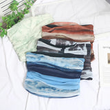Sweet Cool Hottie Ultra-Short Umbilical Wrap Chest Sleeveless Coat Yarn Folding Tie Dye Chest Tight Waistcoat