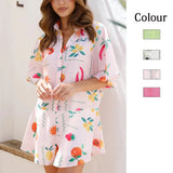 Fongt Summer New Hot Style Casual Simple Wide Leg Casual Short Jumpsuit-88192-Outfit