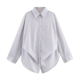 Fongt 2025 New Women's Fashion Simple Bat Sleeve Silk Shirt