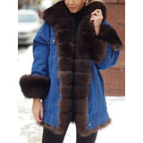 Fongt Lady Fur All-Cowboy Long-Sleeved Jacket In Large Quantities
