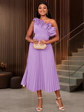 Fongt Shoulder Collar High-Rise Dress Party Party Dress