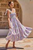 Fongt High-End 2025 Spring And Summer Women's New Sexy Print Slinged Dopamine Wearing Dress Women
