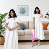 Fongt Women's Clothing 2025 Autumn New Bubble Sleeve With Fashion Temperament Dress Dress Dress