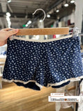 Women Soft Cotton Front Buttons Shorts 2023 Summer Vintage Low Waist Female Chic Bottoms-Outfit