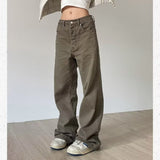 Vintage Washed Mid Rise Boyfriend Jeans-Outfit