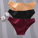 Sexy Low Waist Cotton Panties Female Underpants Solid Breathable Comfortable Women Underwear Ladies Pantys