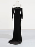 Famous Wind Dress Women 2025 Spring New Temperament Elegant Fashion Shoulder Bag Hip Long Flower