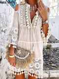 Spring Embroidery Crochet Lace Boho