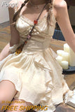 Vintage Two Piece Dress Set Women Summer Chiffon Elegant Kawaii Suit Female Korean Fashion Casual Fairy Dress Suit