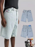 Year's Hot Y2K Bigboy Men Street Clothing Loose Jeans Pattern Leisure-Outfit