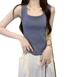 Temperament Fish Bone Vest Women's Summer New Slings Wearing French Slimming Inside And Fashionable Sleeveless Top