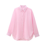 Fongt Autumn Fashion New Loose Cotton Shirt Women's M56865