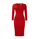 Fongt Spring New Temperament Pencil Dress Fashioned Bust African Grand Size Dress