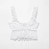 New Bowknot Trim White Poplin Blouse 2746200-Outfit