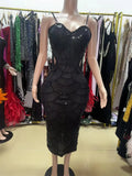 Design Heavy Industry Fashion Nails Perspective Sling Skirt Girls Party Evening Dress